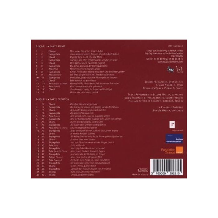 Bach: Passio Secundum Johannem BWV 245 - slide-1