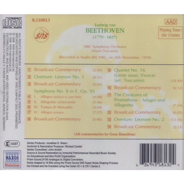 Beethoven: Symphony Nos.8 - slide-1