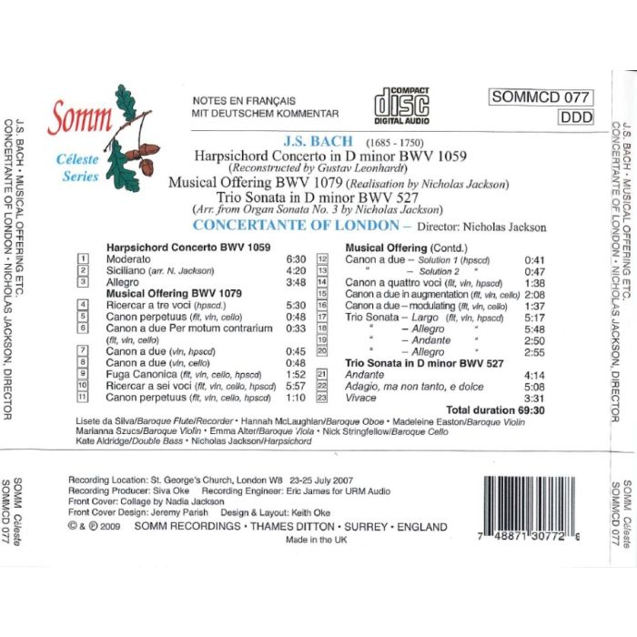 Bach: A Musical Offering BWV 1079 - slide-1