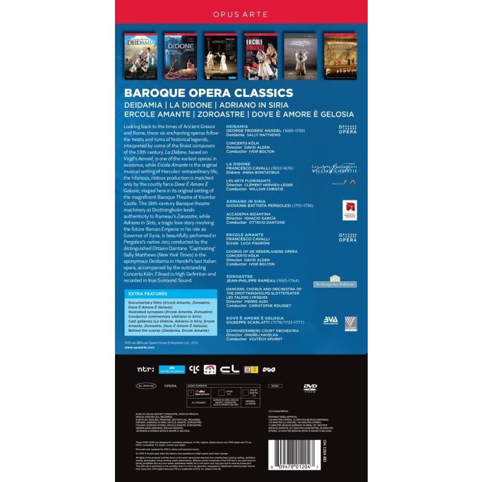 Baroque Opera Classics: Deidamia, Cavalli, La Didone, Ercole Amante, Adriano in Siria, Zoroastre, Dove e Amore e Gelosia - slide-1