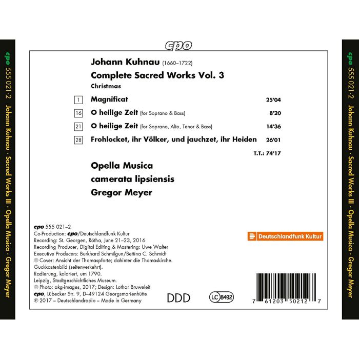 Kuhnau: Complete Sacred Works Vol. 3 - slide-1