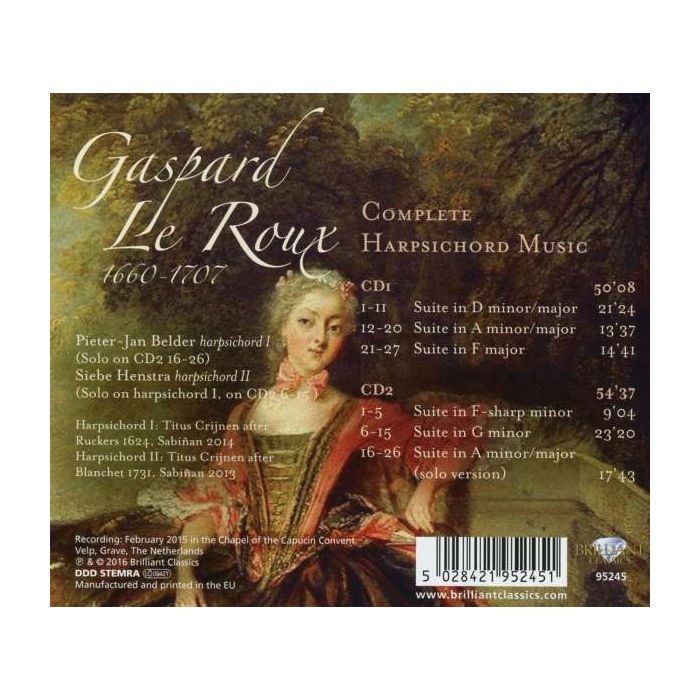 Le Roux: Complete Harpsichord Music - slide-1