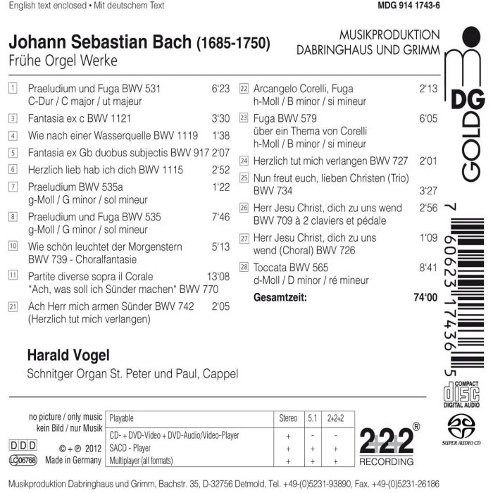 Bach: Early Organ Works - slide-1