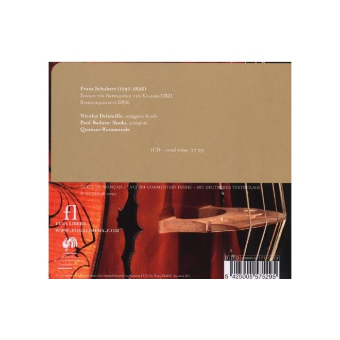 Schubert: Sonate für Arpeggione, String Quintet - slide-1