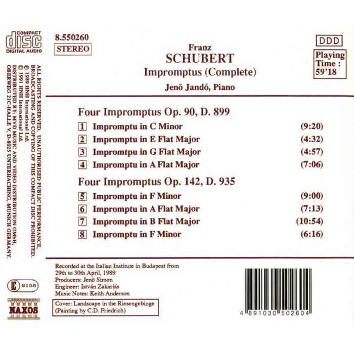 Schubert: Impromptus (Complete) - slide-1