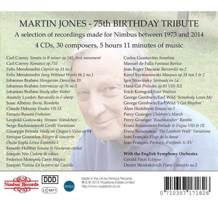 Jones, Martin: 75th Birthday Tribute - różni kompozytorzy - slide-1