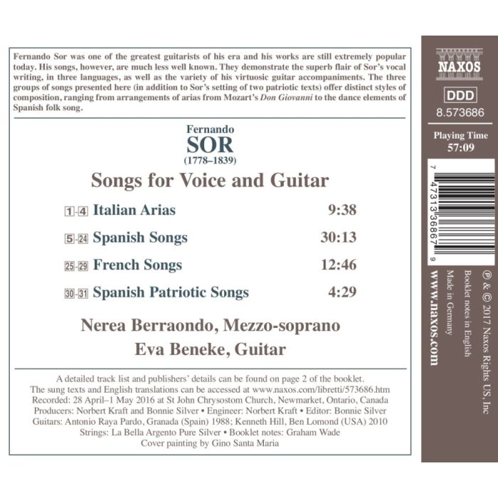 Sor: Songs for Voice and Guitar - slide-1