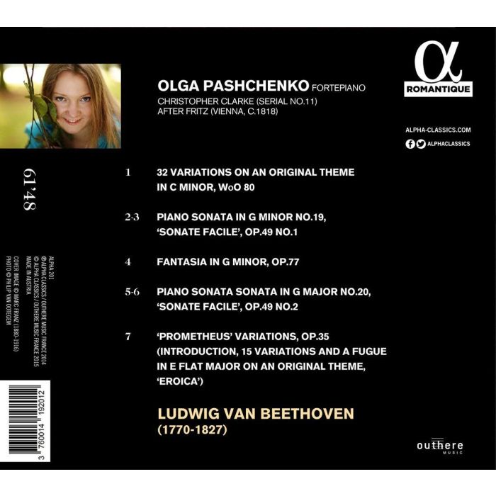 BEETHOVEN: Prometheus Variations; Sonatas op. 49 - slide-1