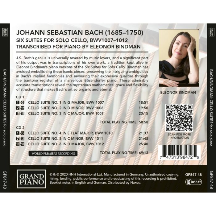 Bach: Cello Suites for Solo Piano - slide-1