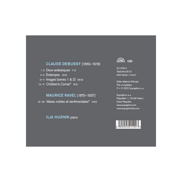 Debussy: Deux arabesques, Estampes, Images, Children’s Corner, Ravel: Valses nobles et sentimentales - slide-1