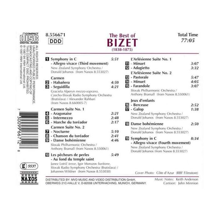 THE BEST OF BIZET - slide-1