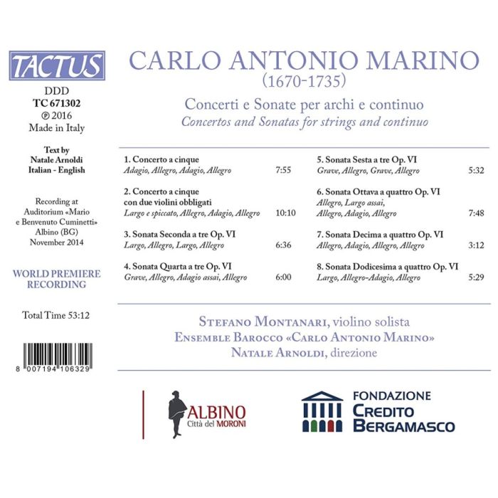 Marino: Concerti e Sonate - slide-1