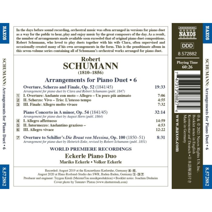 Schumann: Arrangements for Piano Duet Vol. 6 - slide-1