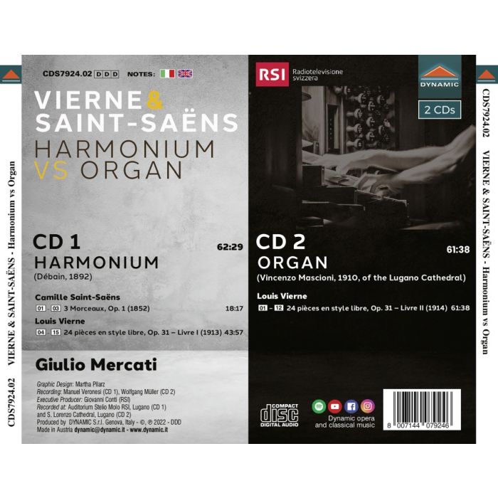 Vierne & Saint-Saëns: Harmonium vs Organ - slide-1