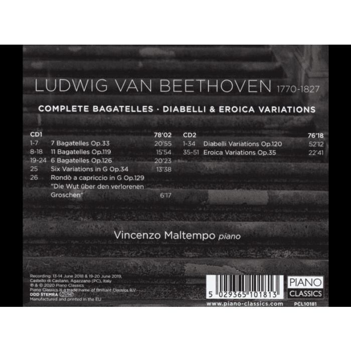 Beethoven: Complete Bagatelles; Diabelli & Eroica Variations - slide-1