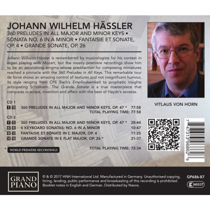 Hässler: 360 Preludes in All Major and Minor Keys - slide-1
