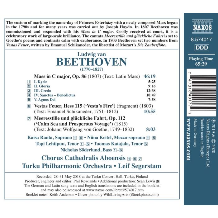 BEETHOVEN: Mass in C major - slide-1