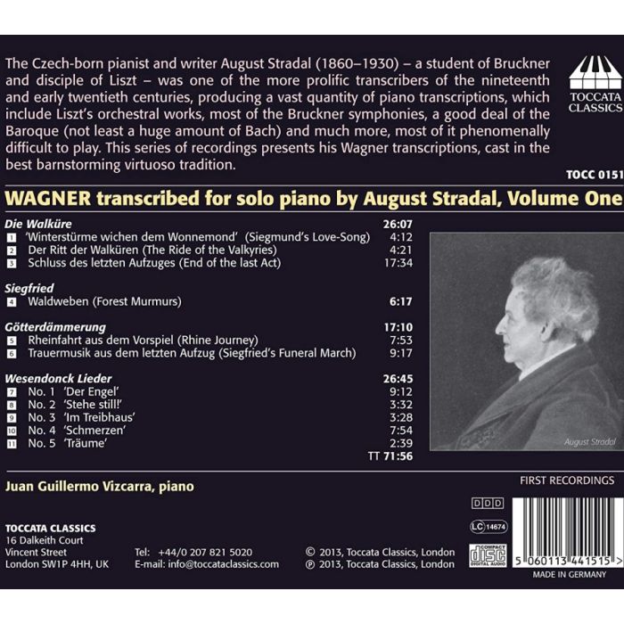 Wagner: Transcriptions for solo piano by August Stradal Vol. 1 - slide-1