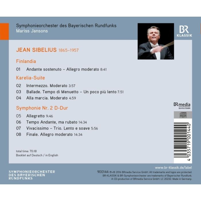 Sibelius: Symphony No. 2 Finlandia Karelia-Suite - slide-1