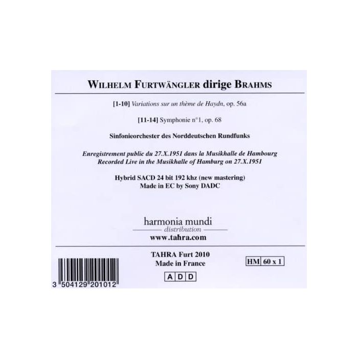 Brahms: Symphony No.1/ Haydn Variations - slide-1