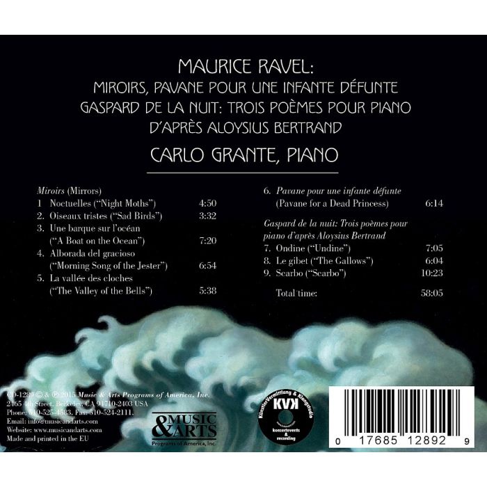 Ravel: Miroirs, Gaspard de la nuit & Pavane - slide-1