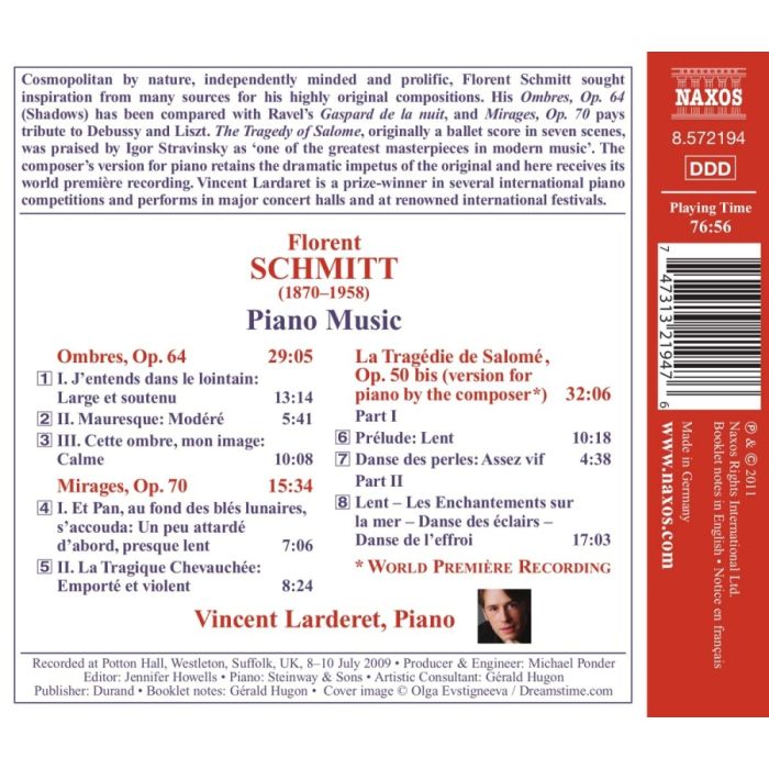 Schmitt: Piano Music - slide-1