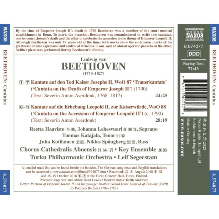 Beethoven: Cantatas - slide-1