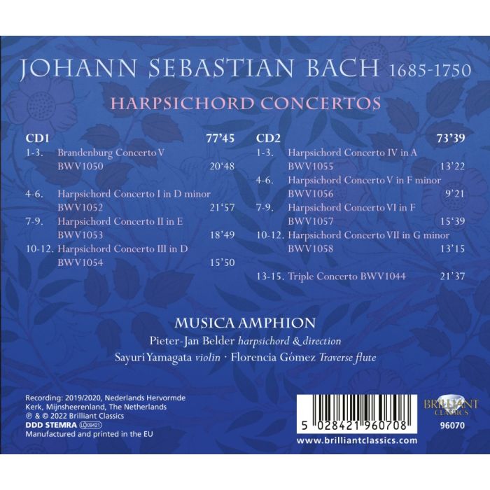 Bach: Harpsichord Concertos - slide-1
