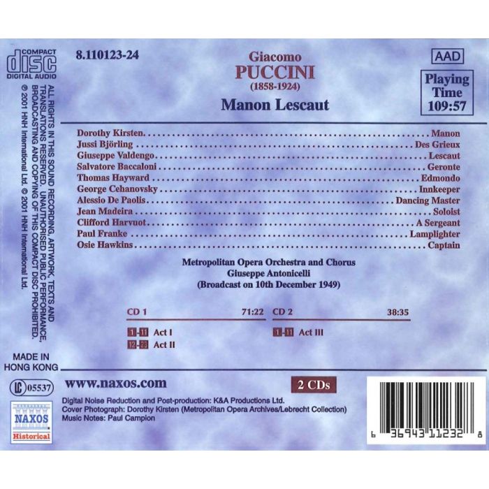 Puccini: Manon Lescaut - slide-1