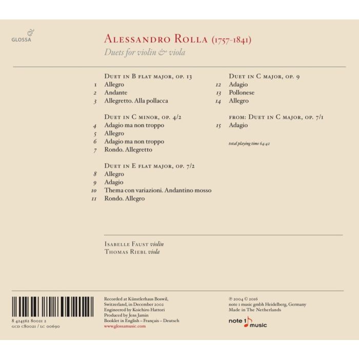 Rolla: Duets for violin & viola - slide-1