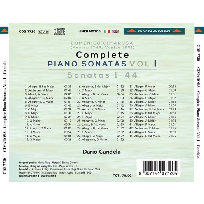 Cimarosa: Piano Sonatas Vol. 1 - slide-1