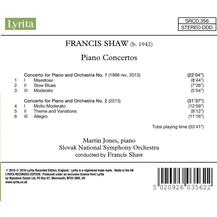 Shaw: Piano Concertos Nos. 1 & 2 - slide-1