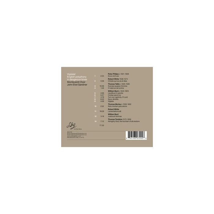Vigilate!, English Renaissance Polyphony - Byrd, Tallis, Morley, Philips, White & Tomkins - slide-1