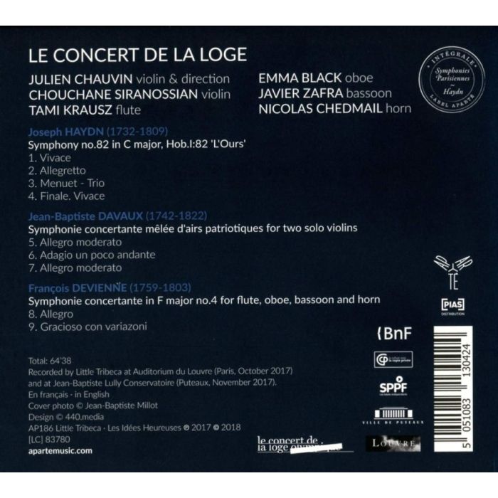 Haydn: Symphony N° 82 L'Ours; Devienne and Davaux - slide-1