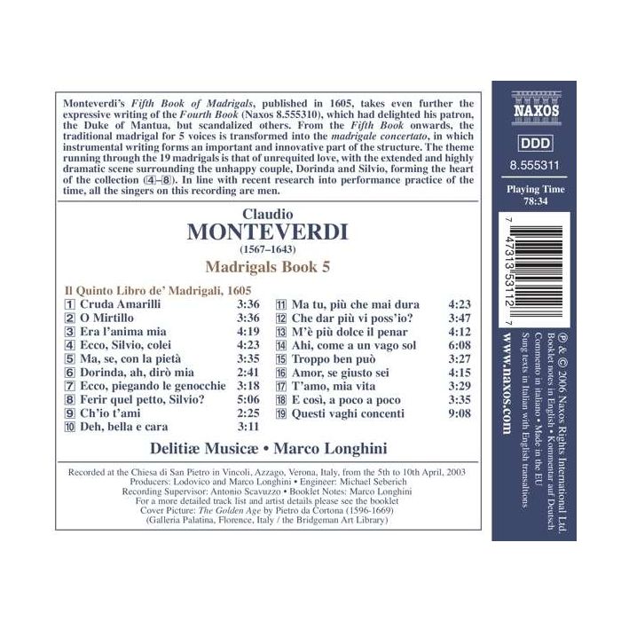MONTEVERDI: Madrigals, Book 5 - slide-1