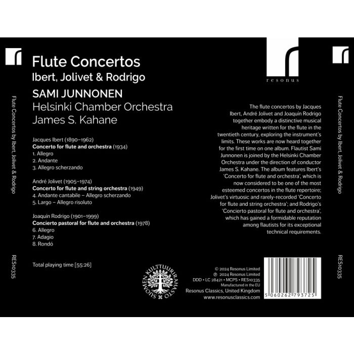 Flute Concertos by Ibert, Jolivet & Rodrigo - slide-1