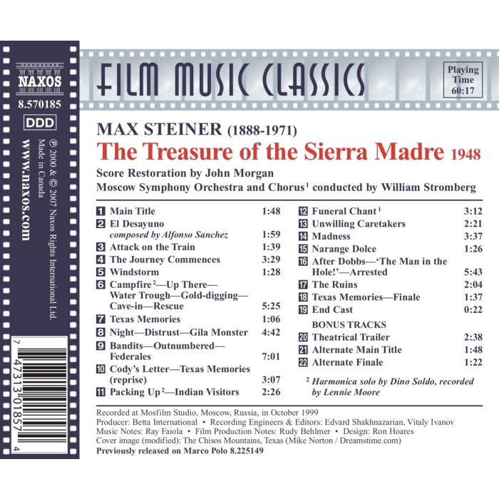 STEINER: Treasure of the Sierra Madre - slide-1