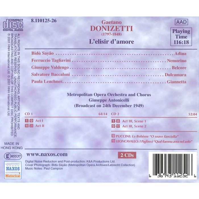 DONIZETTI: L'elisir d'amore - slide-1
