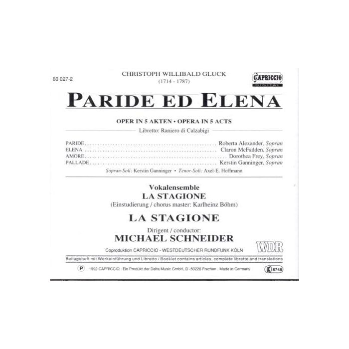 Gluck: Paride ed Elena - slide-1