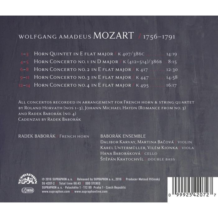 Mozart: Horn Concertos & Quintet - slide-1