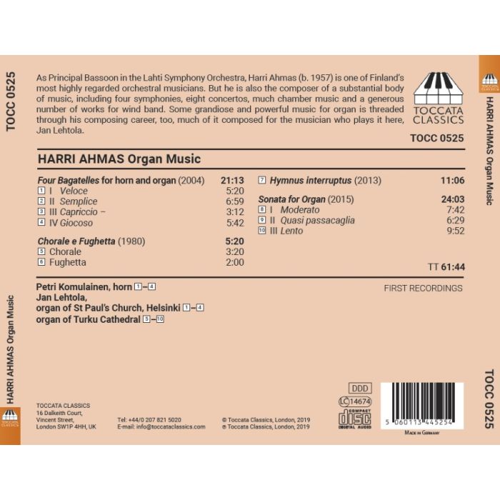 Ahmas: Organ Music - slide-1