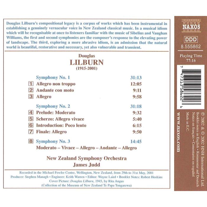 LILBURN: The Three Symphonies - slide-1