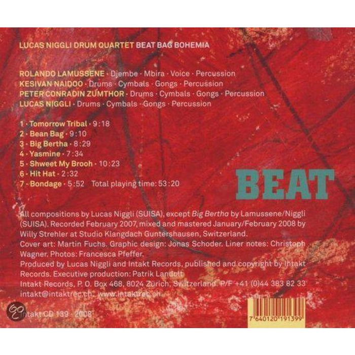 Lucas Niggli: Beat Bag Bohemia - slide-1