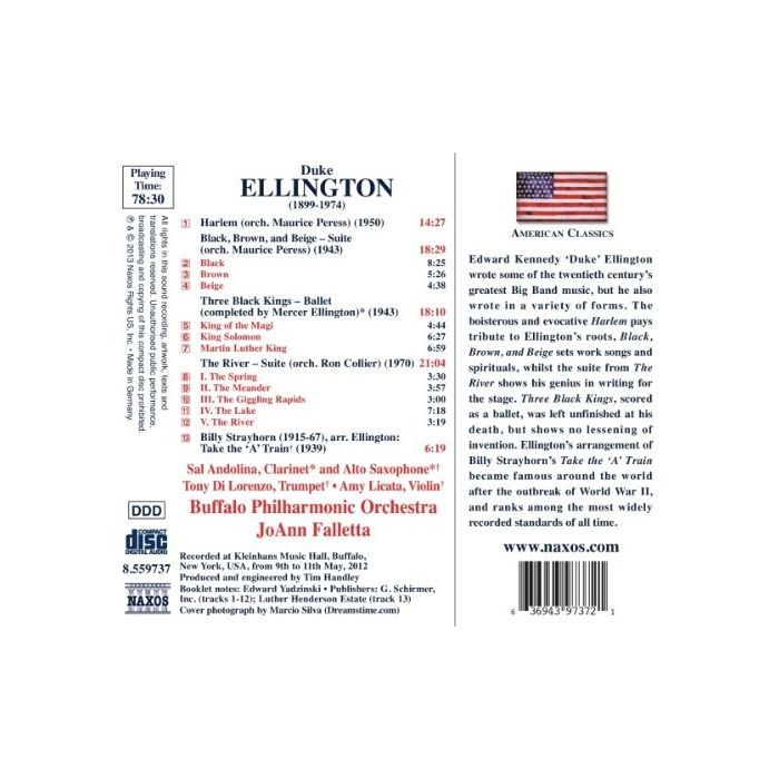 Ellington: Black, Brown and Beige, Harlem, Three Black Kings, The River - slide-1