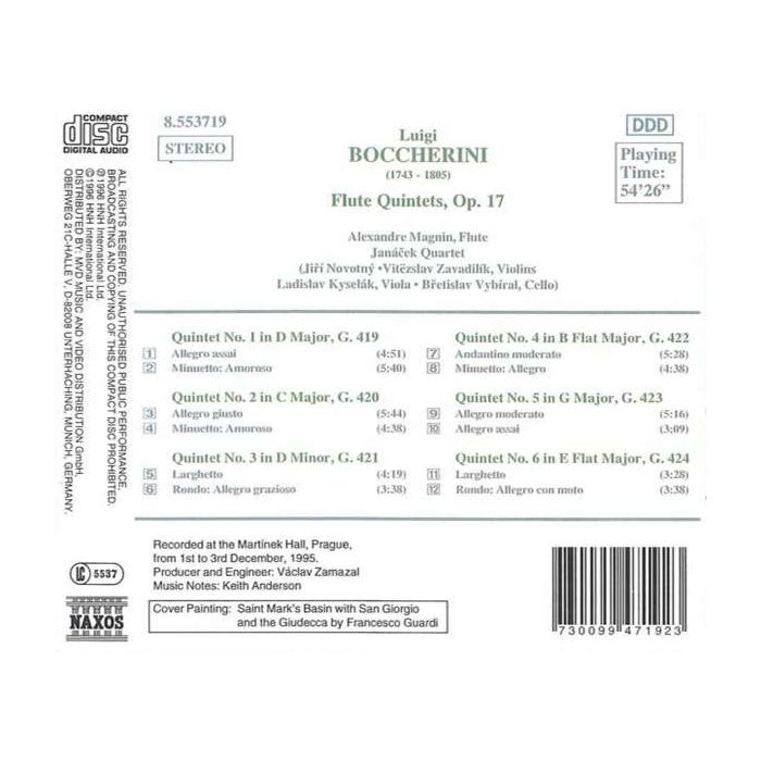 BOCCHERINI: Flute Quintet op.17 - slide-1