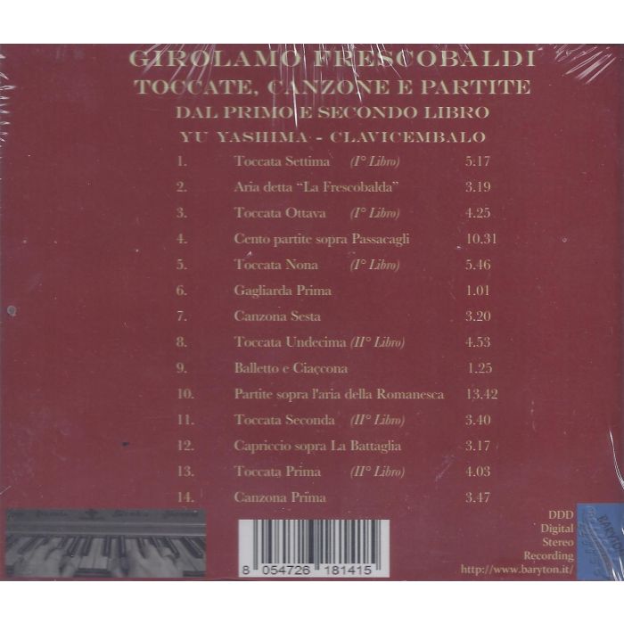 Frescobaldi: Toccate, Canzone E Partite - slide-1