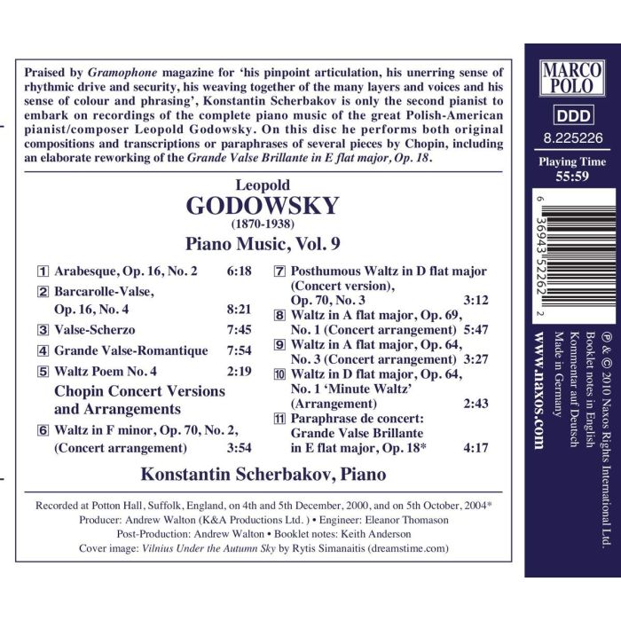Godovsky: Piano Music Vol. 9 - slide-1