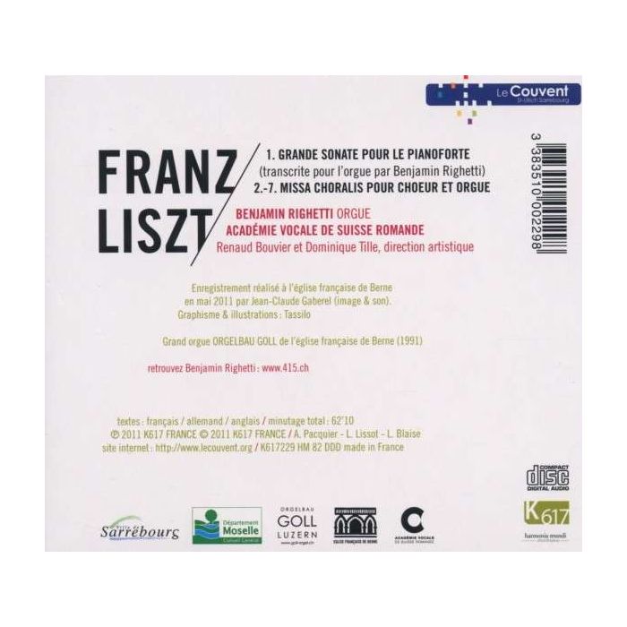 Liszt: Organ Sonata, MIssa Choralis - slide-1