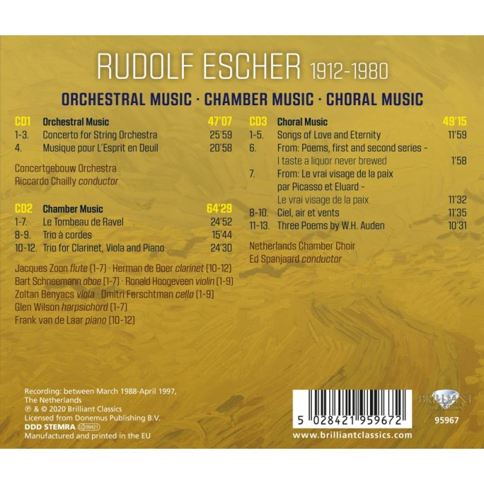 Escher: Orchestral, Chamber and Choral Music - slide-1