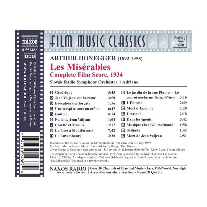 HONEGGER: Les Miserables - slide-1